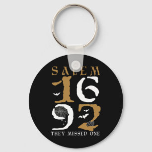 Salem 1692 They Missed One Witch Halloween 10 Key Ring