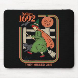 Salem 1692 they missed one Witch Halloween 1 Mouse Mat