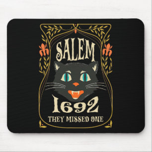 Salem 1692 They Missed One Witch Halloween Mouse Mat