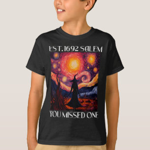 Salem 1692 They Missed One Witch Halloween Van Gog T-Shirt