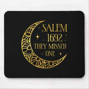 Salem 1962 You Missed One Halloween Feminist Witch Mouse Mat
