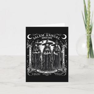 Salem Annual 1692 Witches Convention Vintage Girls Card