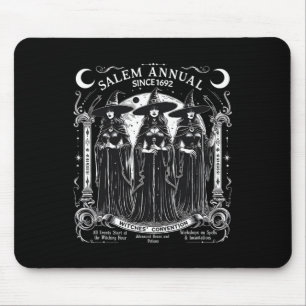 Salem Annual 1692 Witches Convention Vintage Girls Mouse Mat