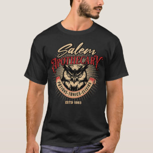 Salem Apothecary Vintage Owl  T-Shirt