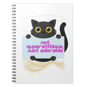 Salem Black Cat - "Not Superstitious Notebook