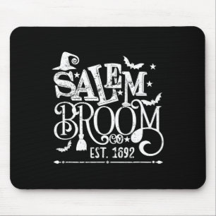 Salem Broom Co Est 1692 Fun Halloween Witch Saying Mouse Mat