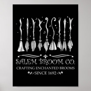 Salem Broom Company For A Halloween Fan Poster