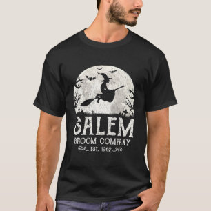 Salem Broom Company Grunge Halloween 'S Witch T-Shirt