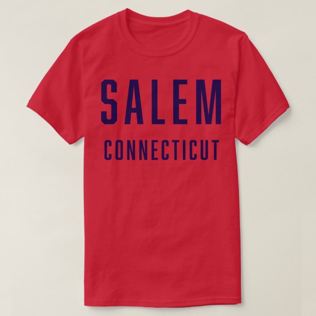 Salem Connecticut TShirt (Design Front)