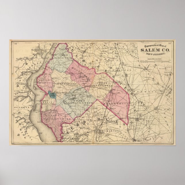 Salem County, NJ Poster (Front)