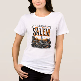 Salem Halloween Vintage Tri-Blend Shirt