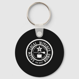Salem Local Witches Union Est 1692 Halloween  Key Ring