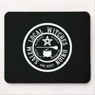 Salem Local Witches Union Est 1692 Halloween Mouse Mat