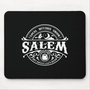 Salem Local Witches Union Sky Above Earth Est 1692 Mouse Mat