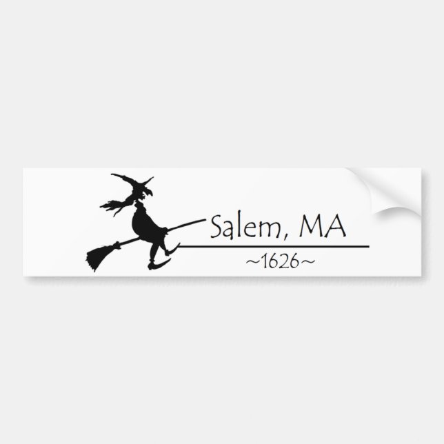 Salem, MA 1626 Bumper Sticker (Front)