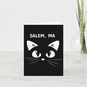 Salem Ma Black Cat Halloween 2018 Card