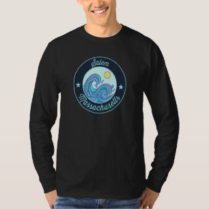 Salem Ma Massachusetts Souvenir Nautical Surfer Gr T-Shirt