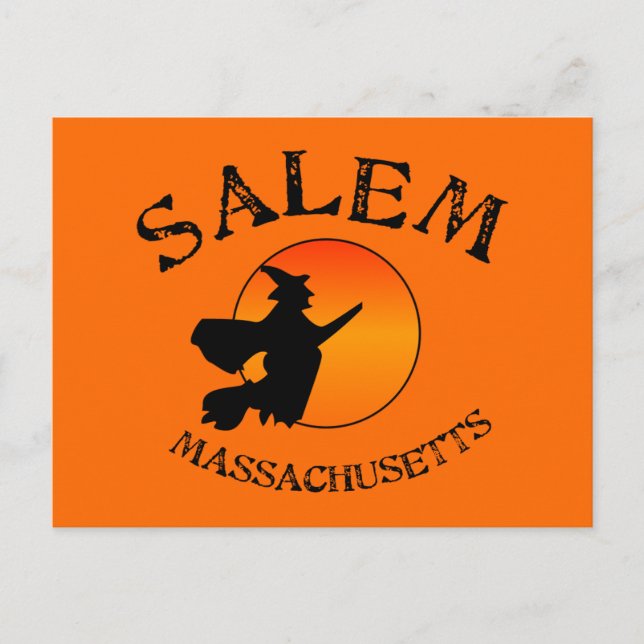 Salem MA Witch Postcard (Front)