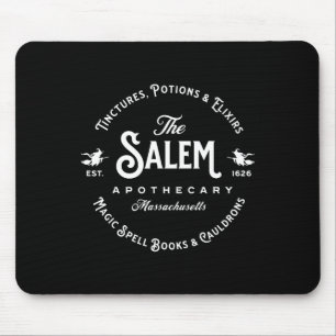 Salem Machusetts Apothecary Vintage Salem Est 1626 Mouse Mat