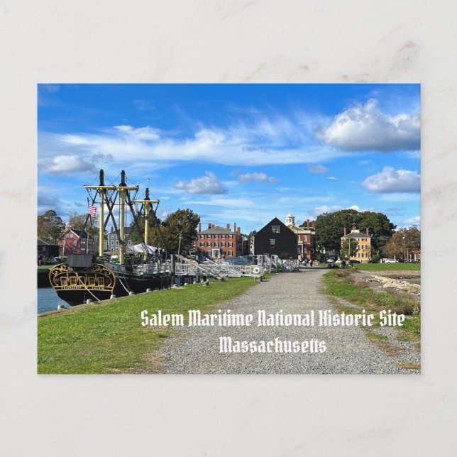 Salem Maritime National Historic Site Postcard (Front)