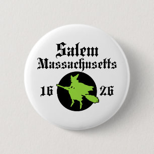 Salem Massachusetts 6 Cm Round Badge