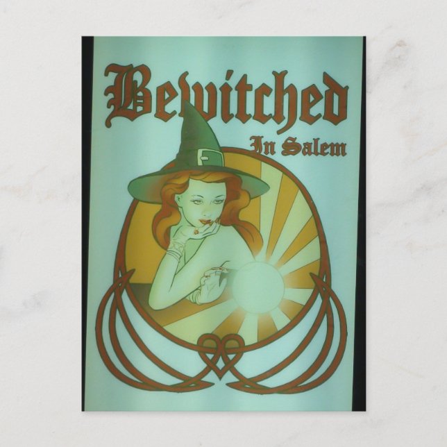 Salem, Massachusetts "Bewitched" Postcard (Front)
