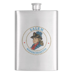 Salem Massachusetts Colonial Hip Flask