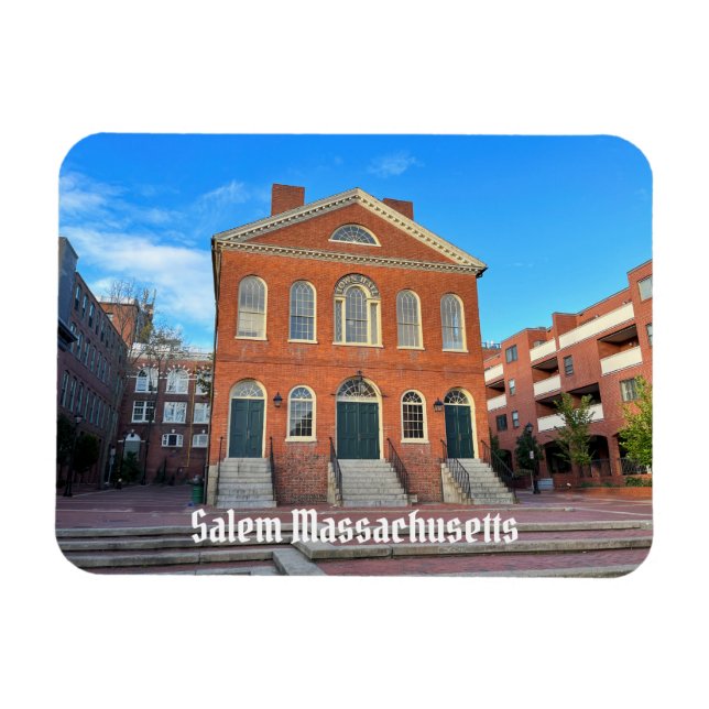 Salem Massachusetts Magnet (Horizontal)