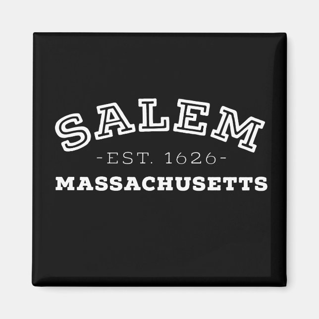 Salem Massachusetts Magnet (Front)