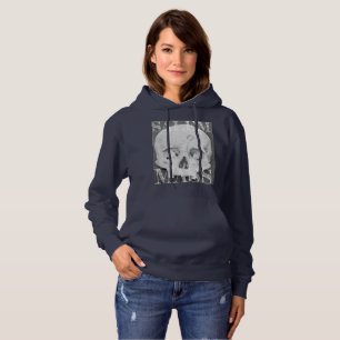 Salem Massachusetts  / Occult Skull Hoodie, women Hoodie