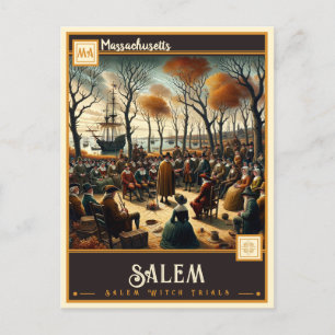 Salem, Massachusetts    Vintage Postcard