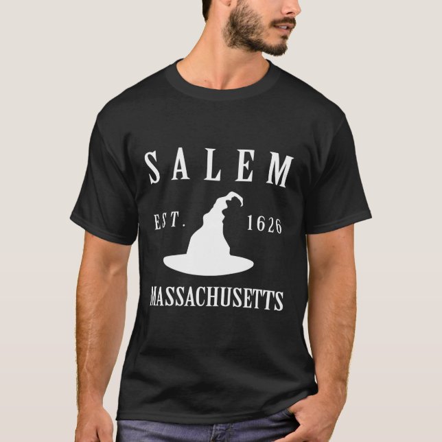 Salem Massachusetts Witch T-Shirt (Front)