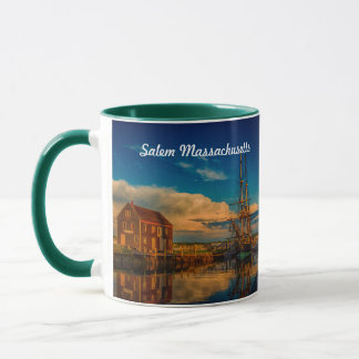 Salem Massachusetts with ship and Roger Conant Mug