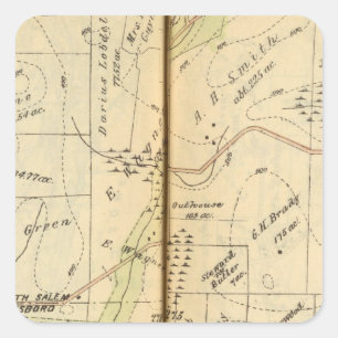 Salem, New York 2 Square Sticker