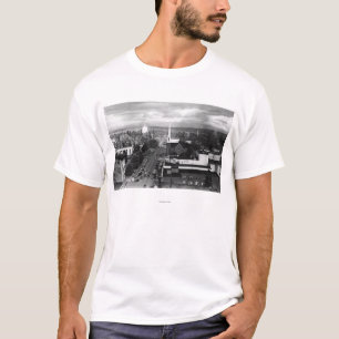 Salem, OR Town View from Air Photograph T-Shirt