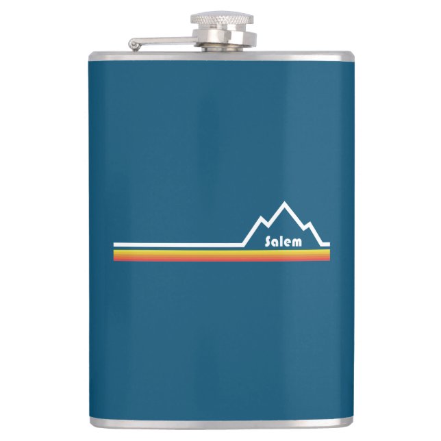 Salem Oregon Hip Flask (Front)
