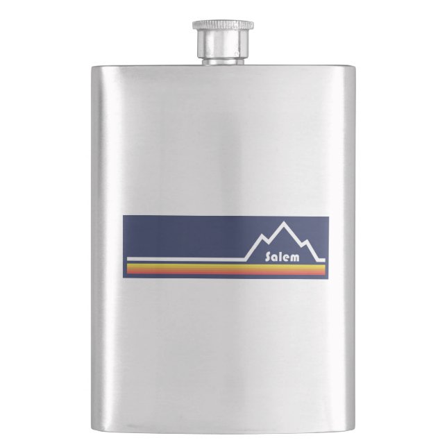 Salem Oregon Hip Flask (Front)