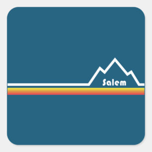 Salem Oregon Square Sticker