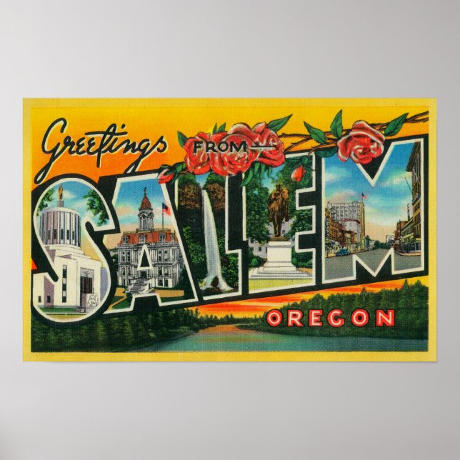 Salem, OregonLarge Letter ScenesSalem, OR 2 Poster (Front)
