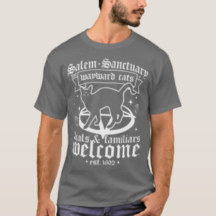 Salem Sanctuary For Wayward Black Cats 1692 Salem T-Shirt