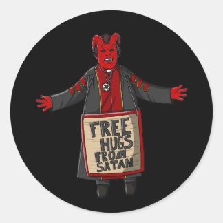 Salem Satan Classic Round Sticker