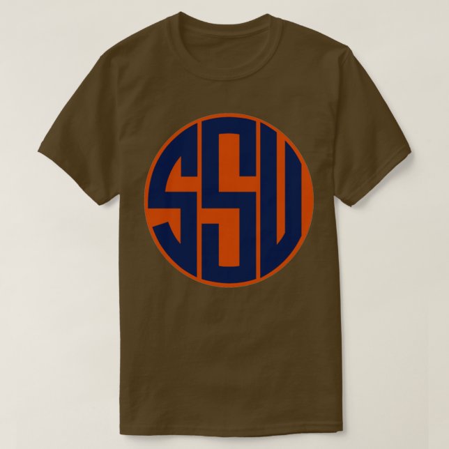 Salem State Circle Monogram T-Shirt (Design Front)