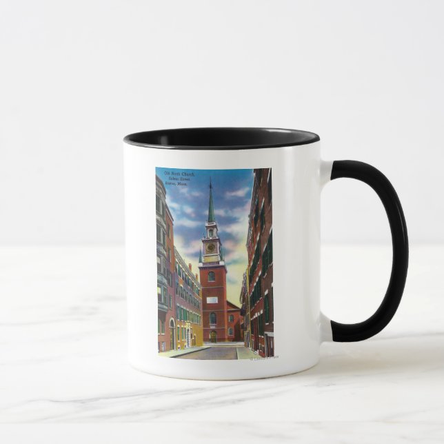 Salem Street View of Old North Church Bldg Mug (Right)