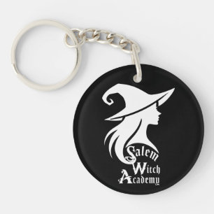 Salem Witch Academy Halloween Wiccan Witches Key Ring