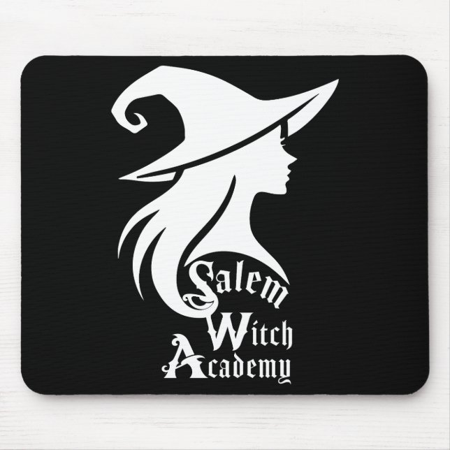 Salem Witch Academy Halloween Wiccan Witches Mouse Mat (Front)