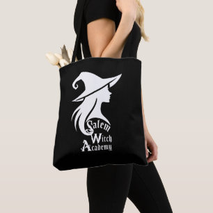 Salem Witch Academy Halloween Wiccan Witches Tote Bag