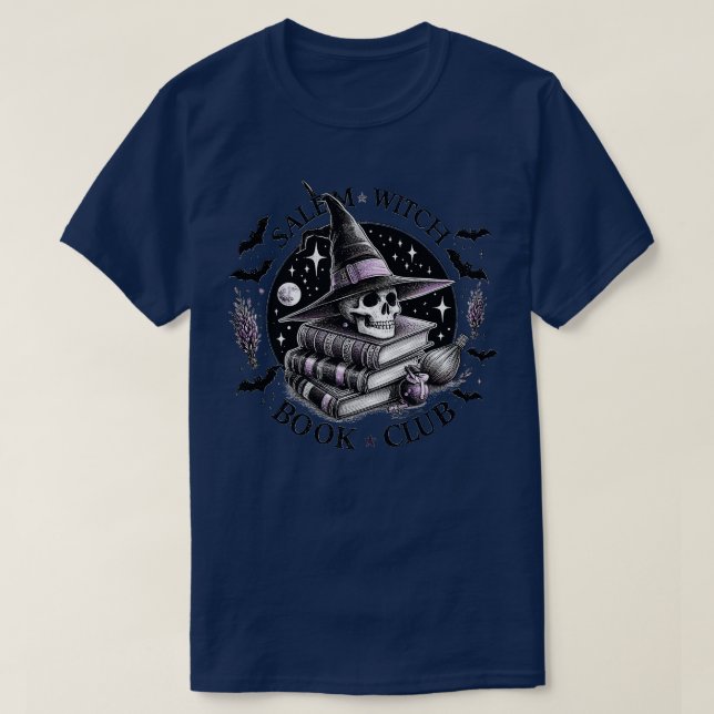 Salem Witch Book Club 6 T-Shirt (Design Front)