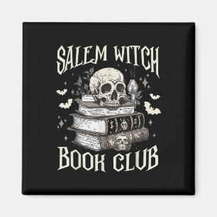 Salem Witch Book Club Halloween  Magnet