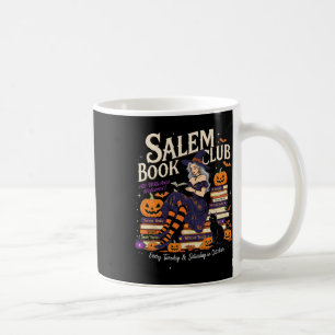 Salem Witch Book Club Halloween Reading Book Lover Coffee Mug