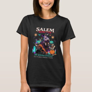 Salem Witch Book Club Halloween Reading Book Lover T-Shirt